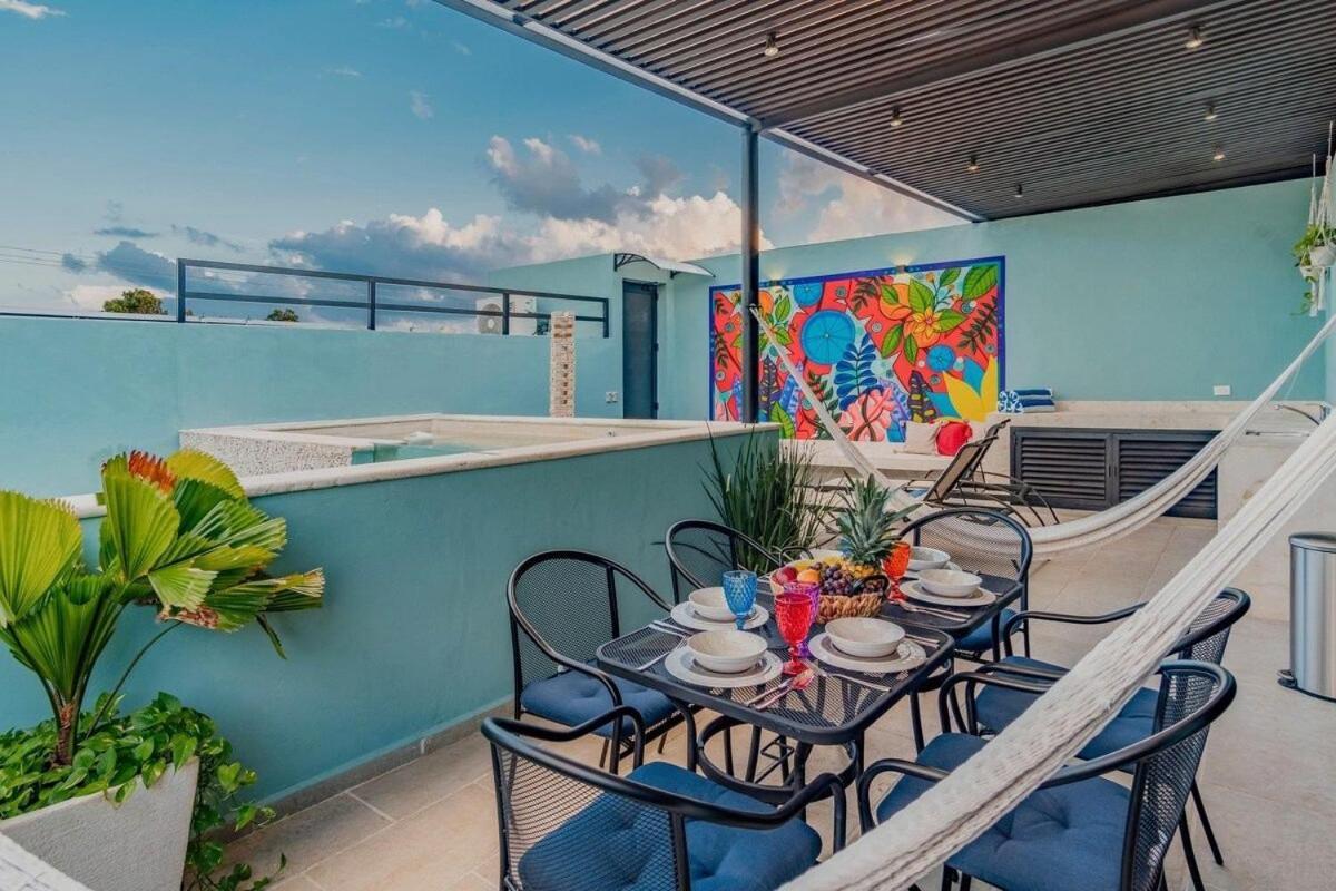 Rincon Del Cielo Rooftop With Glass Walled Pool 메리다 외부 사진