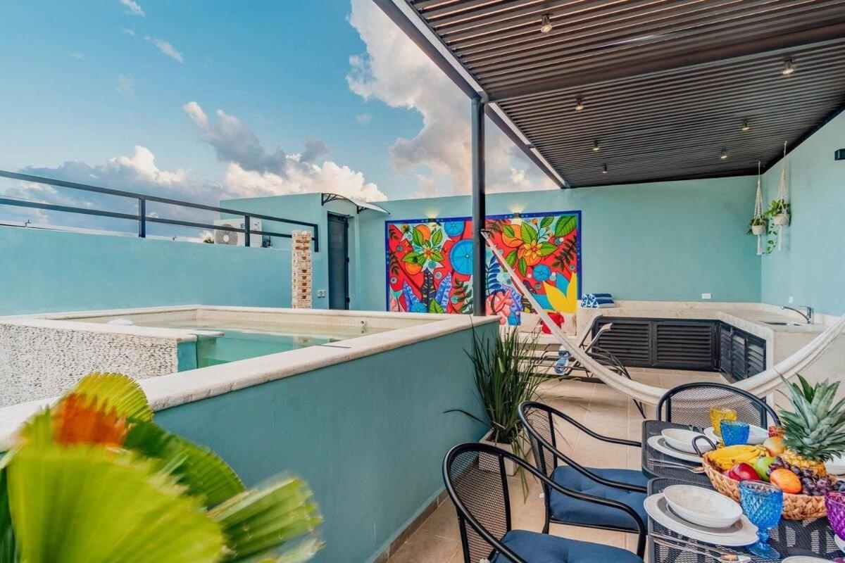 Rincon Del Cielo Rooftop With Glass Walled Pool 메리다 외부 사진
